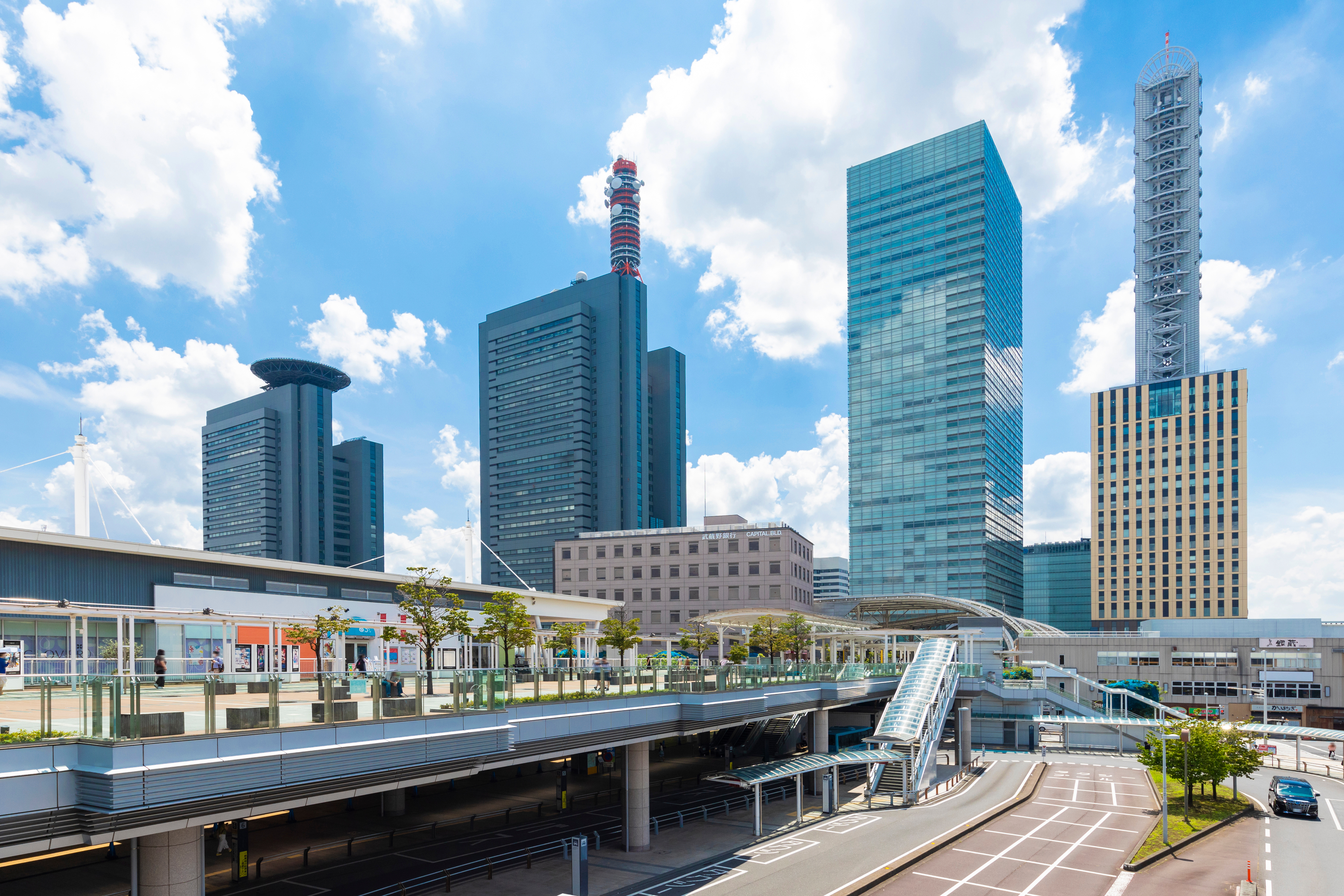 さいたま新都心駅前の風景